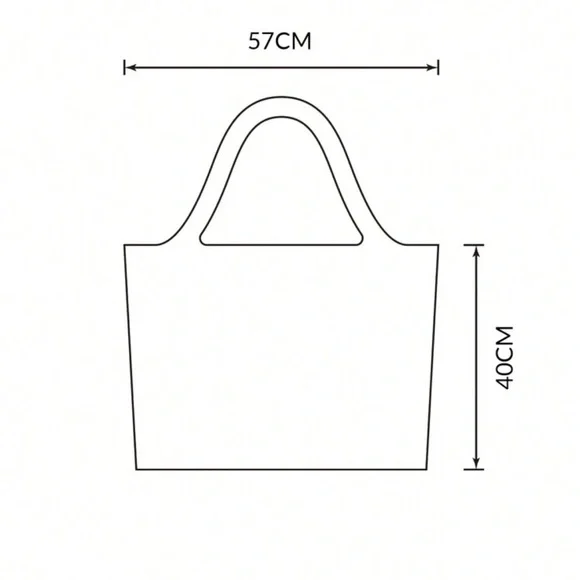 - Nick 90s X Rebellious Rose Cute Printed Portable Shopping Bag - Picture 6 of 8